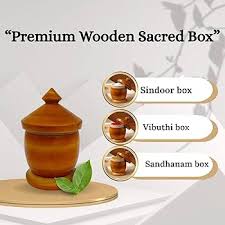 Handcrafted Sandalwood Pooja Box